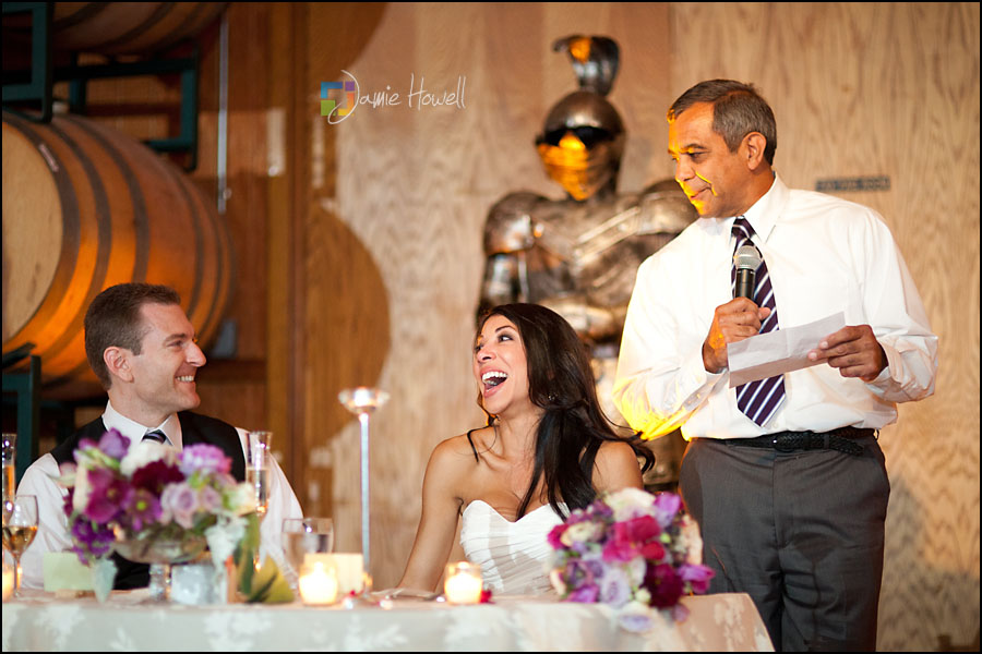 Toast at Chateau Elan