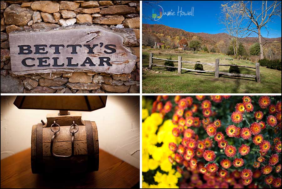 Cellars at Betty's creek wedding