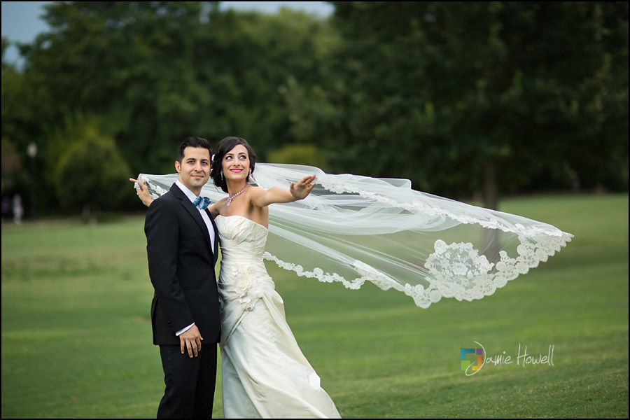 Veil in wind photography