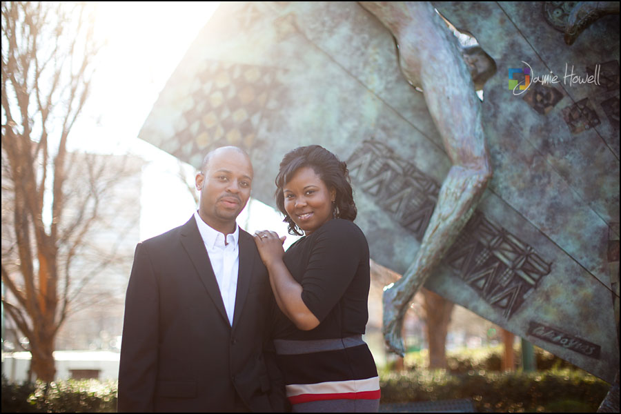 Andrea and Randy - Atlanta engagement session | Jamie Howell