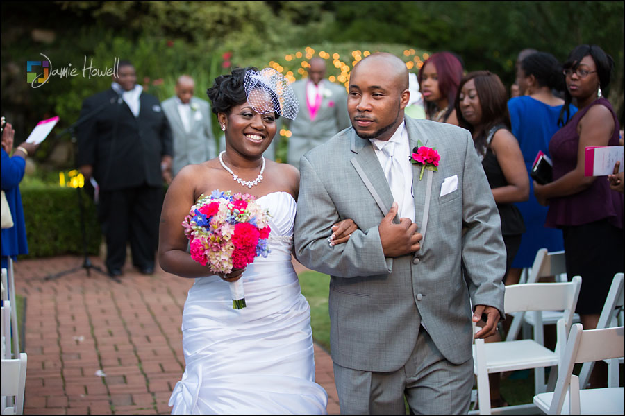 Tina and Terrell | Lawrenceville GA | Little Gardens Wedding | Jamie Howell