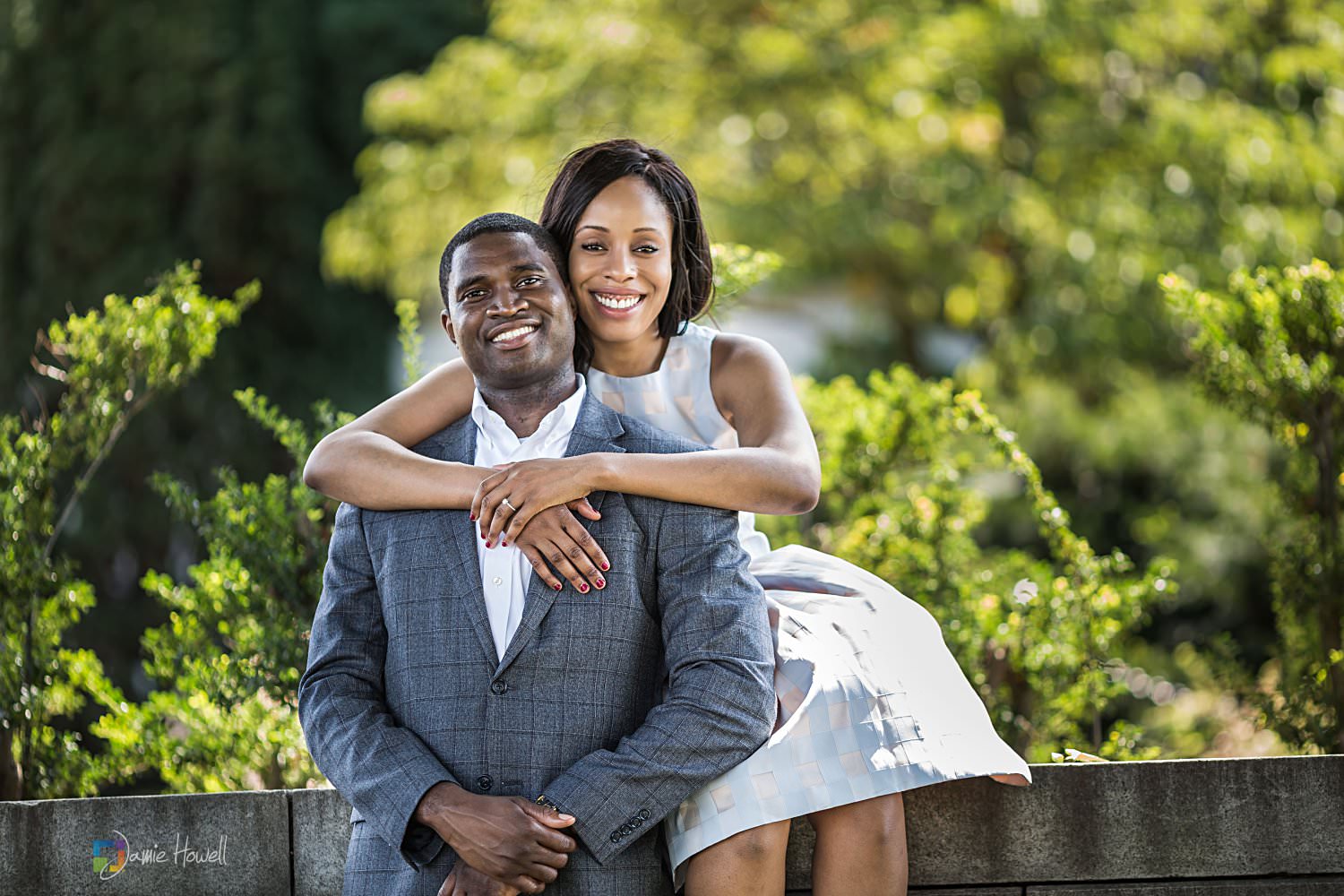 Ify and Emmanuel | Washington DC engagment | Jamie Howell